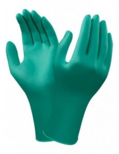 Guante Nitrilo Verde L Par