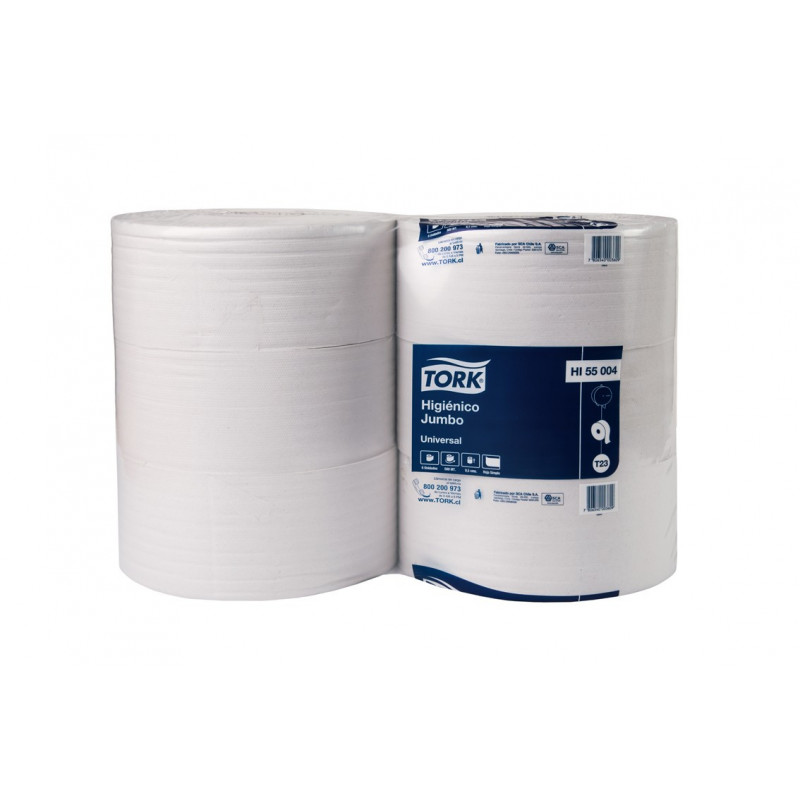 Papel higiénico Tork hoja simple 600 metros