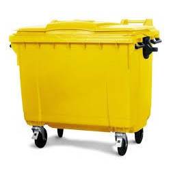 Contenedor de Basura 1100L Amarillo