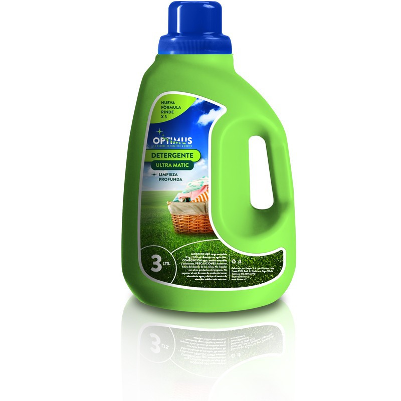 Detergente Ropa Ultra 3 Litros Optimus | Limpieza Profunda y Aroma Duradero