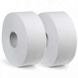 Papel higiénico jumbo doble hoja 250 metros 6 rollos Papel higiénico jumbo doble hoja 250 metros 6 rollos