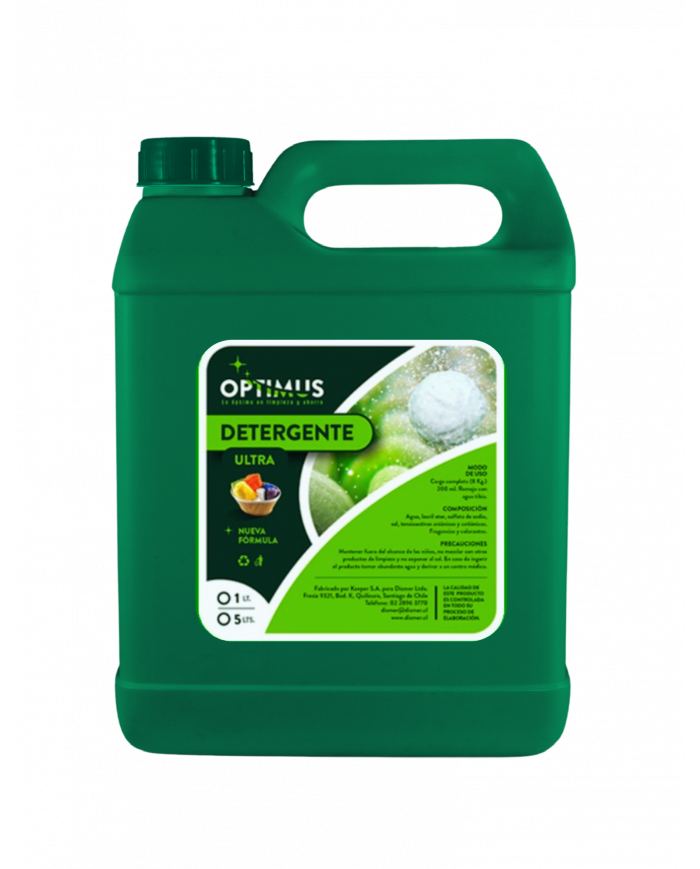 Detergente Ropa Optimus Ultra 5 Litros | Limpieza Profunda y Aroma Duradero