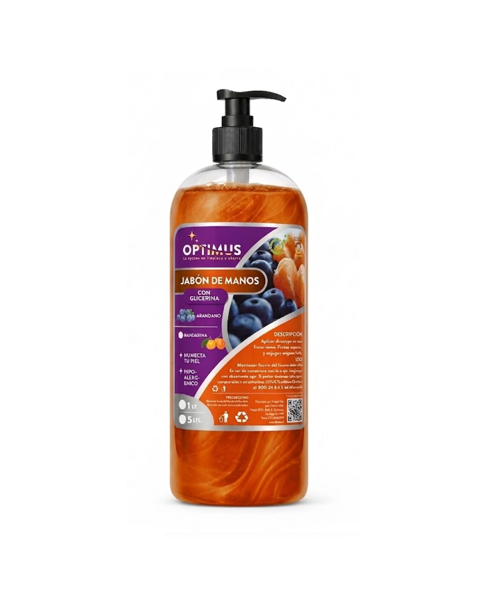 JABON GRANADA MANDARINA OPTIMUS 1 LITRO