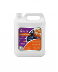 Jabón Mandarina Optimus 5 Litros | Limpieza y Frescura con Aroma Cítrico