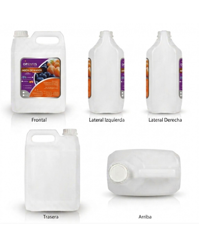 Jabón Perlado Arándanos Optimus 5 Litros | Limpieza suave y aroma frutal duradero