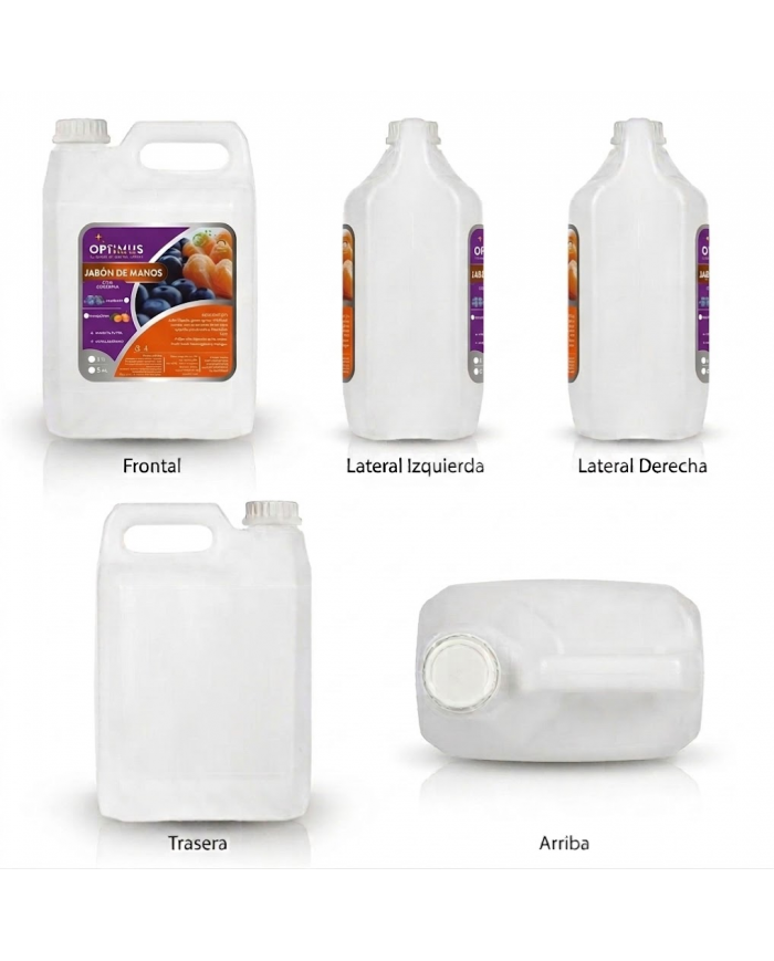 Jabón Mandarina Optimus 5 Litros | Limpieza y Frescura con Aroma Cítrico