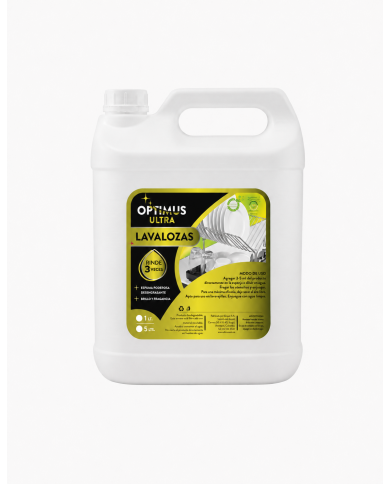 Lavalozas Concentrado Optimus Ultra 5 Litros | Poder Desengrasante Profesional