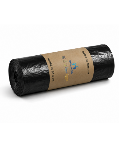 Bolsa Negra 50x70 rollos de 10 unidades