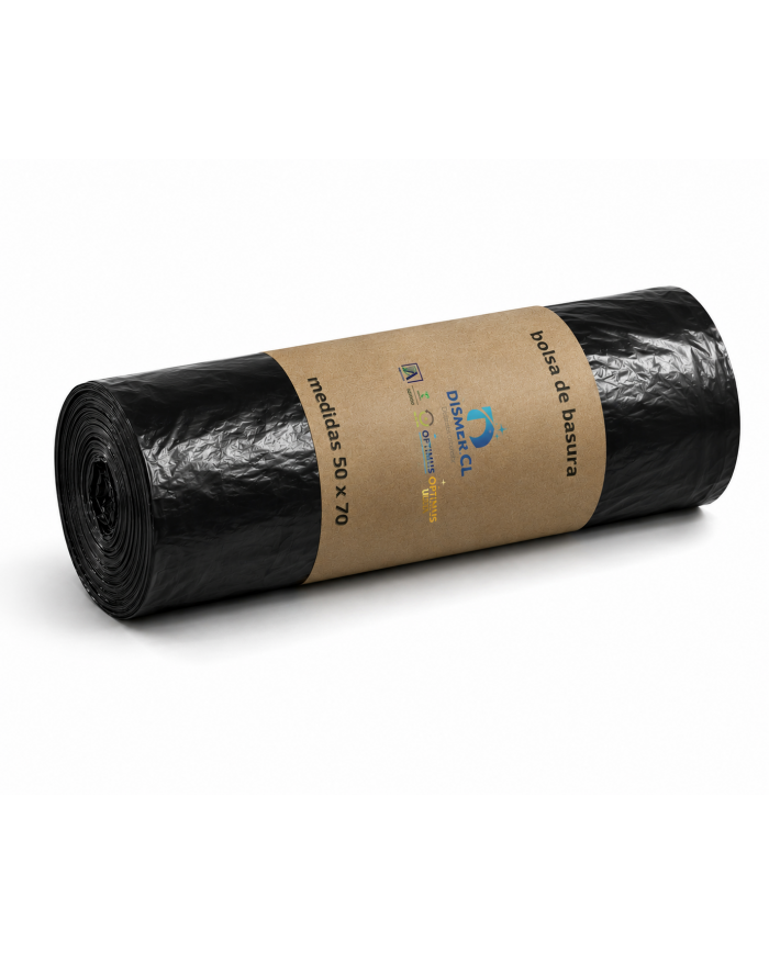 Bolsa Negra 50x70 rollos de 10 unidades