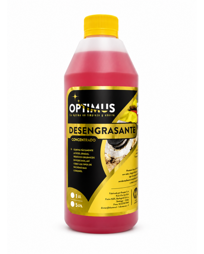 DESENGRASANTE CONCENTRADO OPTIMUS 1 LITRO