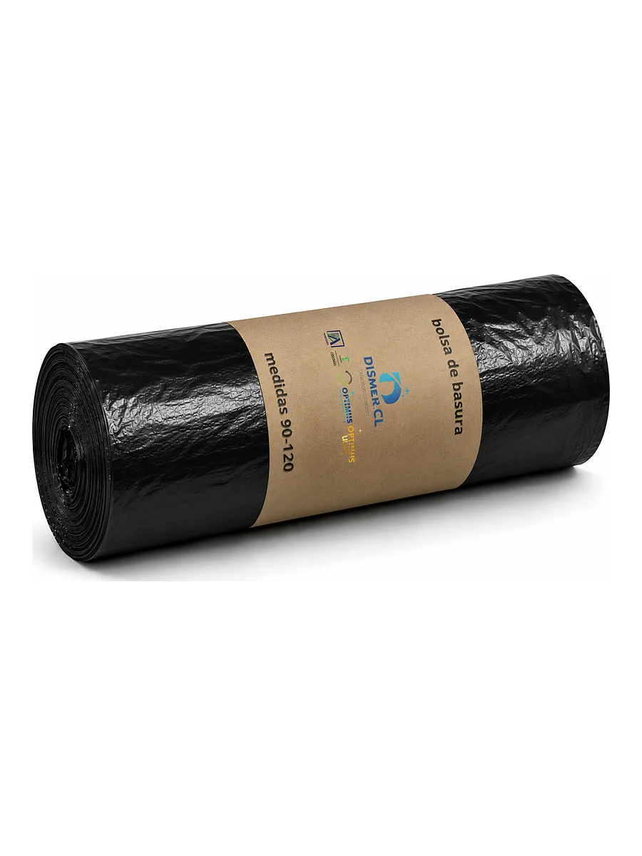 Bolsa de Basura Rollo Negra 90 x 120 Negra