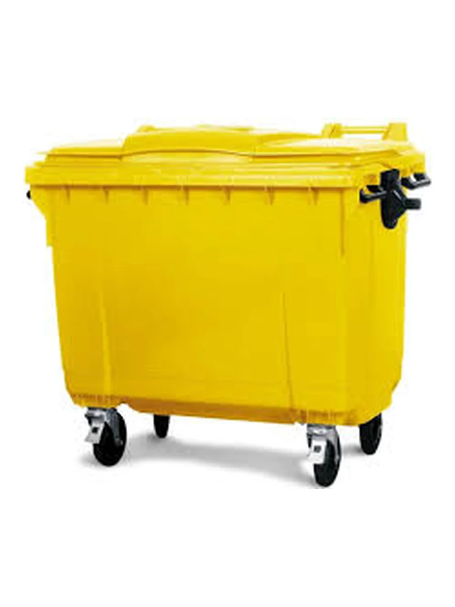 Contenedor Basura 1100 L Amarillo