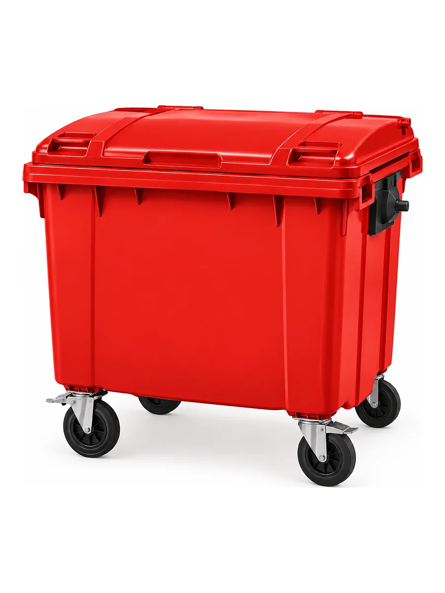 Contenedor Basura 770 L Rojo