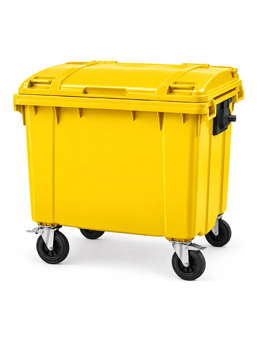 Contenedor Basura 770 L Amarillo