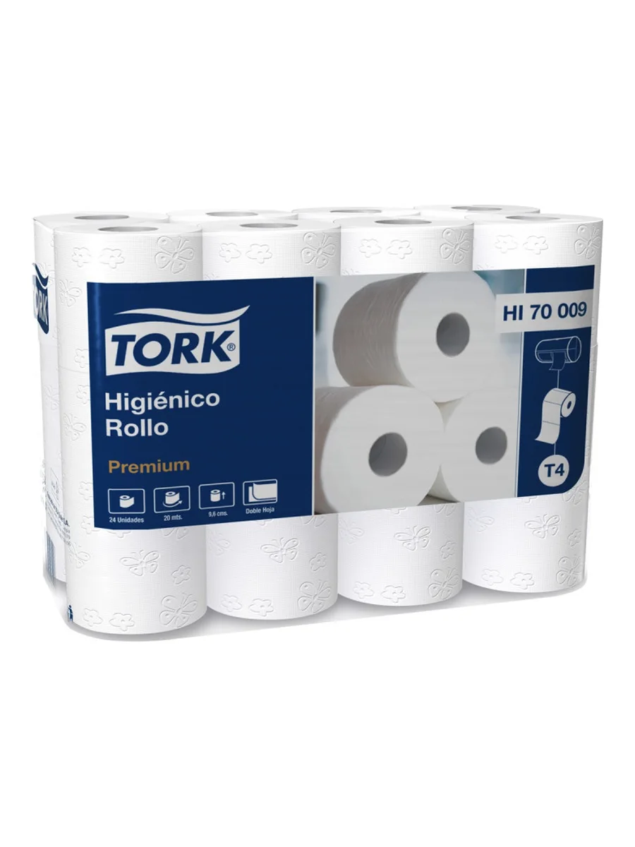 Papel higiénico Hoteles 20 metros D/H "Tork"