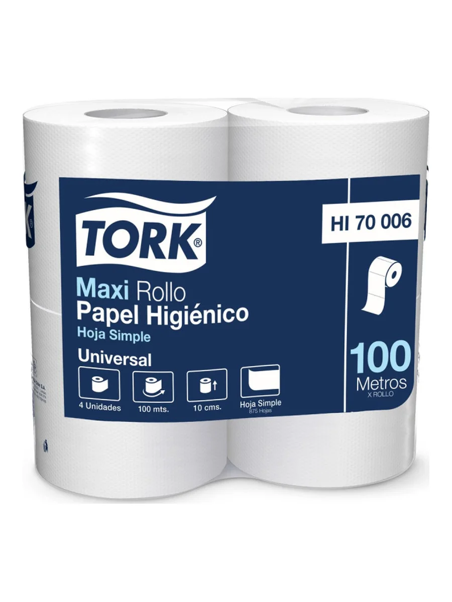 Papel Higiénico 32 rollos de 100 metros "Tork"