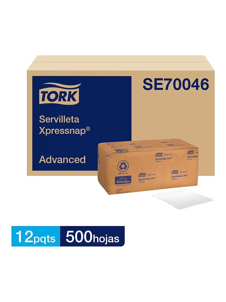 Servilleta Xpress Coffe Nap Hoja Simple Natural Tork