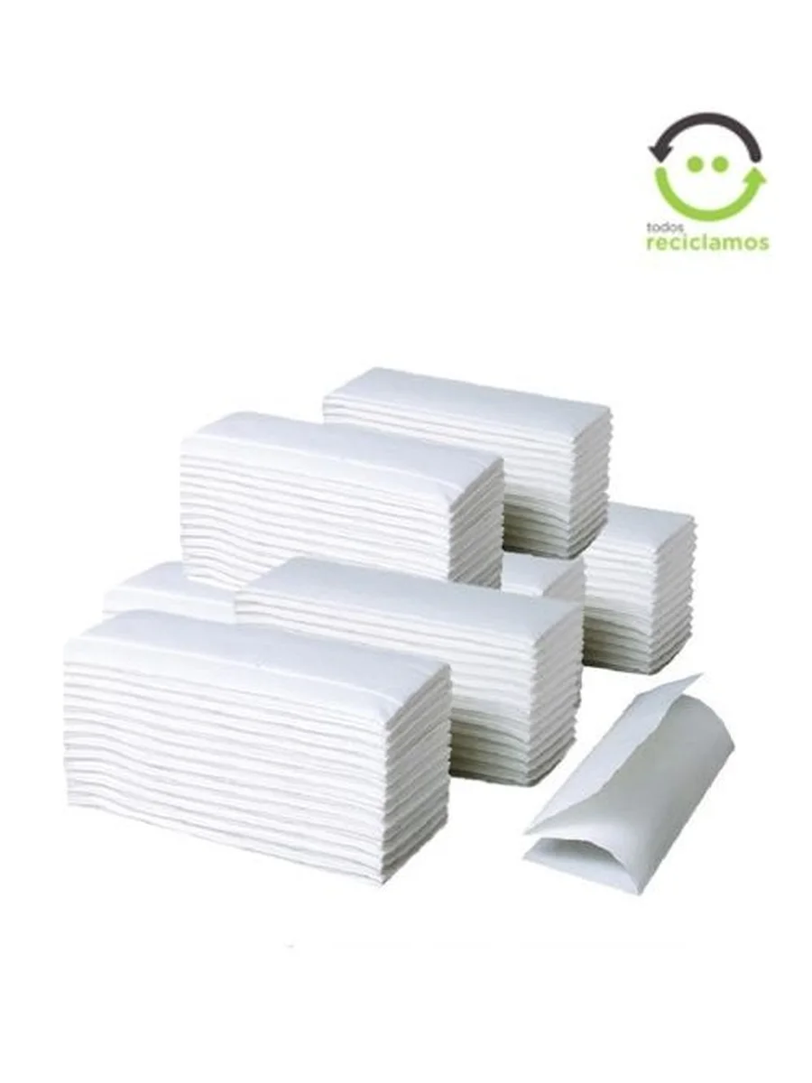 Toalla Interfoliada Doble Hoja 16 Paquetes por 250 Hojas