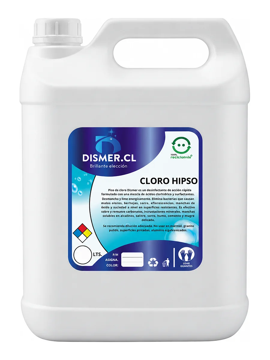 Cloro Hipso10 Optimus 10 litros