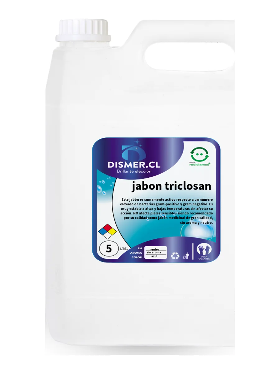 Jabón Antibacterial Triclosán Optimus 5 litros