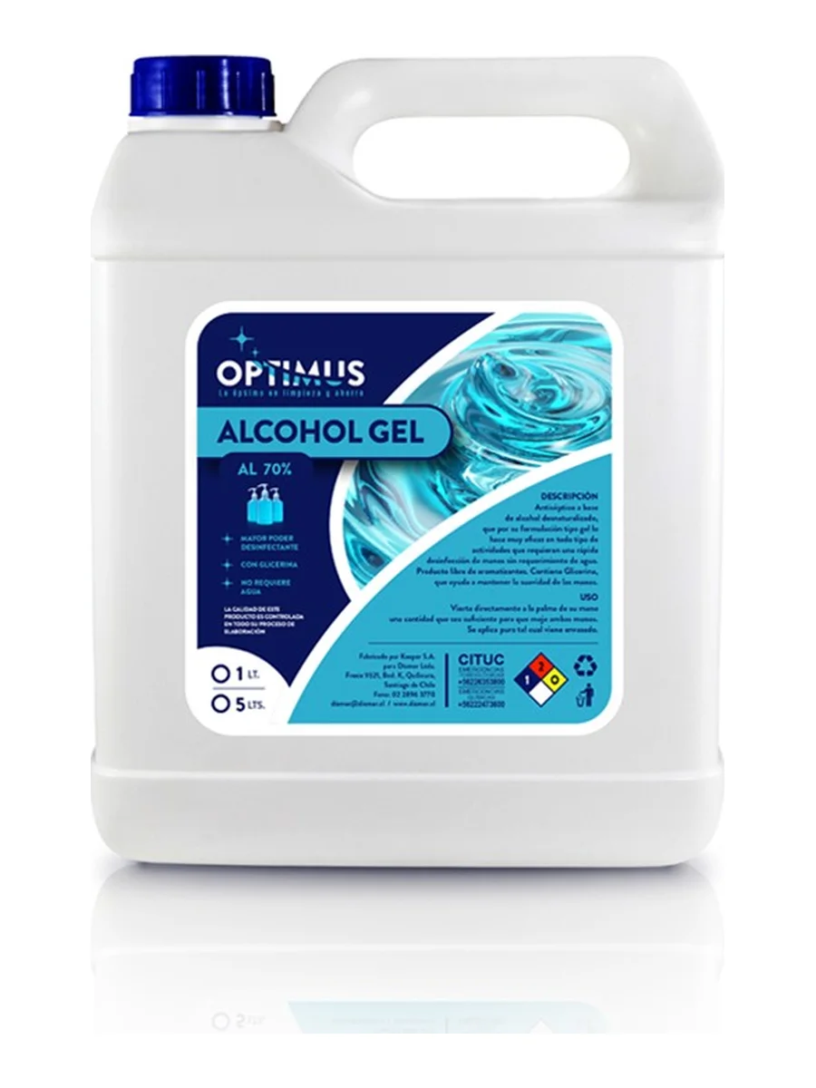 Alcohol Gel Optimus 5 litros
