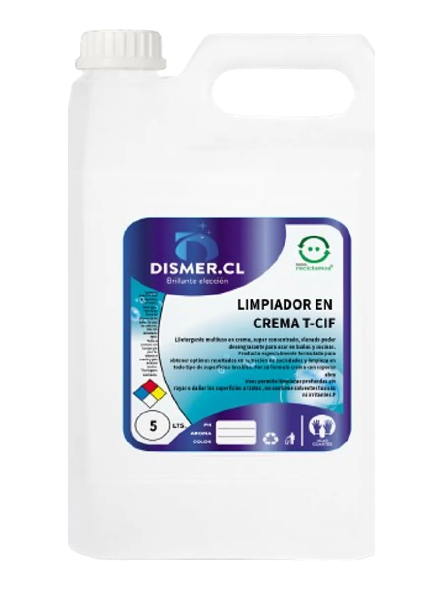Limpiador en Crema T-cif Multicream 5 litros