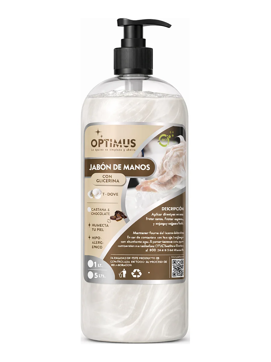 Jabón Perlado T-dove Optimus 1 litro