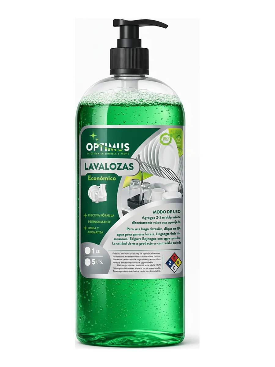 Lavalozas Económico Optimus 1 litro