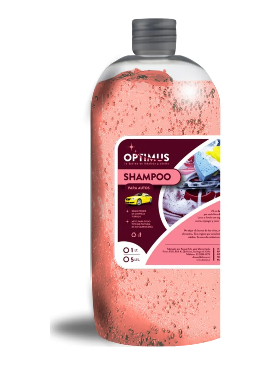 Shampoo de Autos Optimus 1 litro